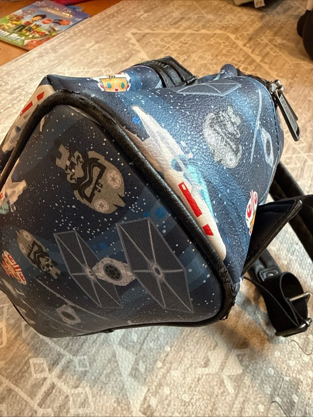 Star Wars x Loungefly Star Wars Navy Blue Galactic Kids Mini Backpack